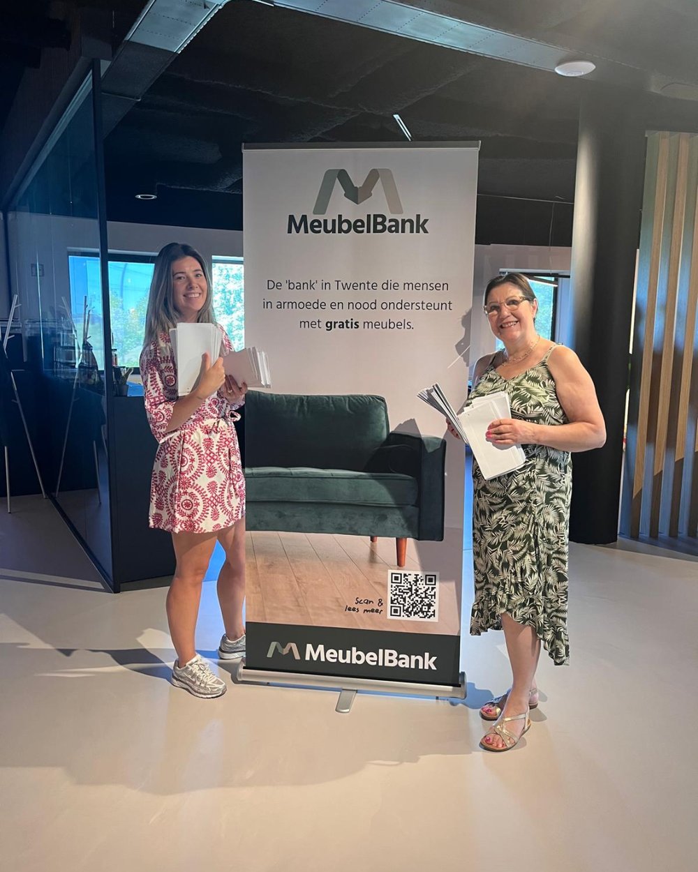 Meubelbank Twente op locatie